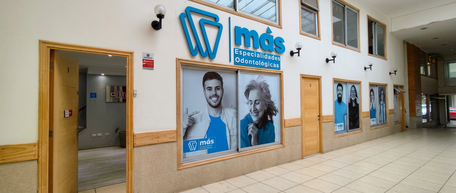 Fachada de Clínica Dental Más Especialidades Odontológicas en Valdivia