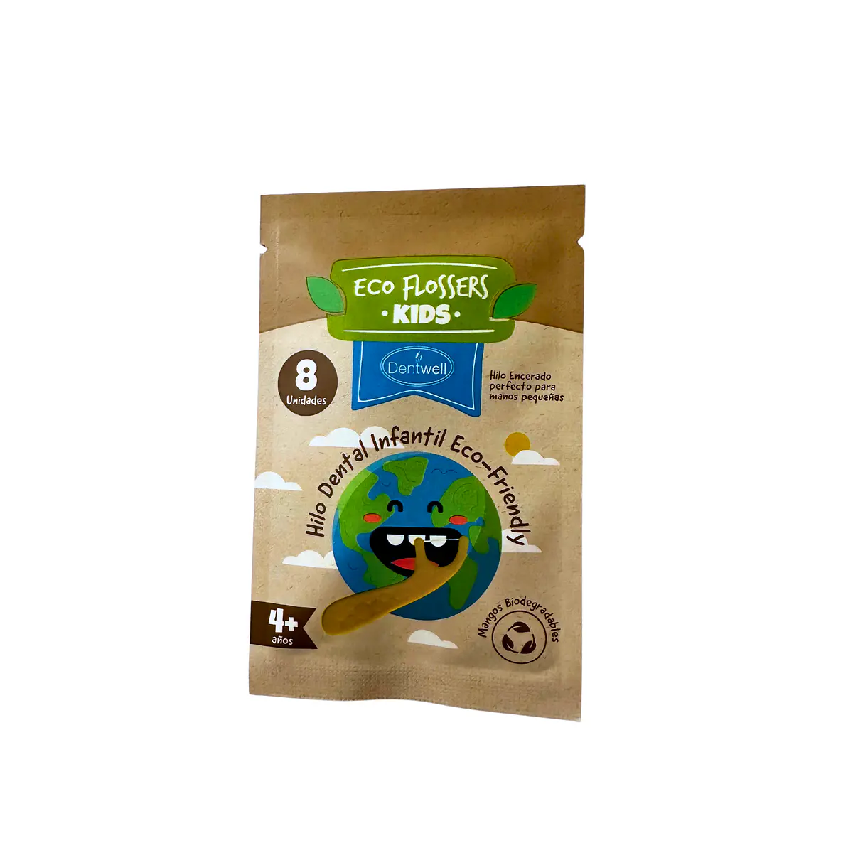Pack de 8 unidades de hilo dental con mango - Dentwell